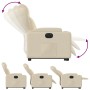 Electric reclining and lifting armchair in cream-colored fabric by , Armchairs - Ref: Foro24-3204515, Price: 317,63 €, Discou...