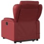 Red faux leather reclining massage chair with footrest by , Armchairs - Ref: Foro24-3204555, Price: 303,15 €, Discount: %