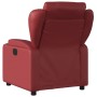 Sillón de masaje reclinable de cuero artificial rojo tinto de , Sillones - Ref: Foro24-3204541, Precio: 284,11 €, Descuento: %