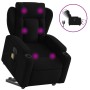 Electric reclining and lift massage chair in black fabric by , Armchairs - Ref: Foro24-3204520, Price: 325,43 €, Discount: %