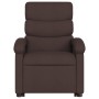 Sillón masaje eléctrico reclinable elevable tela marrón oscuro de , Sillones - Ref: Foro24-3204019, Precio: 334,00 €, Descuen...