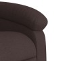 Sillón masaje eléctrico reclinable elevable tela marrón oscuro de , Sillones - Ref: Foro24-3204019, Precio: 334,00 €, Descuen...