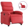 Sillón reclinable eléctrico de cuero sintético rojo de , Sillones - Ref: Foro24-3204031, Precio: 254,61 €, Descuento: %