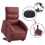 Red artificial leather liftable recliner armchair by , Armchairs - Ref: Foro24-3204044, Price: 274,82 €, Discount: %