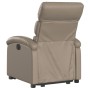 Cappuccino-colored artificial leather liftable recliner chair by , Armchairs - Ref: Foro24-3204046, Price: 284,39 €, Discount: %