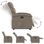 Cappuccino-colored artificial leather liftable recliner chair by , Armchairs - Ref: Foro24-3204046, Price: 284,39 €, Discount: %