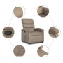 Sillón reclinable elevable cuero artificial color capuchino de , Sillones - Ref: Foro24-3204046, Precio: 284,71 €, Descuento: %