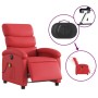 Sillón de masaje reclinable eléctrico de cuero artificial rojo de , Sillones - Ref: Foro24-3204038, Precio: 252,64 €, Descuen...