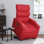 Sillón elevable eléctrico cuero artificial rojo de , Sillones - Ref: Foro24-3204059, Precio: 314,15 €, Descuento: %