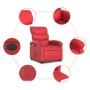 Sillón elevable eléctrico cuero artificial rojo de , Sillones - Ref: Foro24-3204059, Precio: 314,15 €, Descuento: %