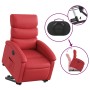 Sillón elevable eléctrico cuero artificial rojo de , Sillones - Ref: Foro24-3204059, Precio: 314,15 €, Descuento: %