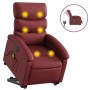 Electric lifting massage chair red artificial leather by , Armchairs - Ref: Foro24-3204065, Price: 311,44 €, Discount: %