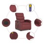 Electric lifting massage chair red artificial leather by , Armchairs - Ref: Foro24-3204065, Price: 311,44 €, Discount: %