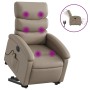 Reclining electric massage armchair in synthetic cappuccino leather by , Armchairs - Ref: Foro24-3204067, Price: 346,45 €, Di...