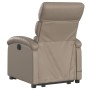 Reclining electric massage armchair in synthetic cappuccino leather by , Armchairs - Ref: Foro24-3204067, Price: 346,45 €, Di...