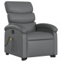 Grauer Fußmassagesessel aus Kunstleder von , Sessel - Ref: Foro24-3204050, Preis: 258,02 €, Rabatt: %