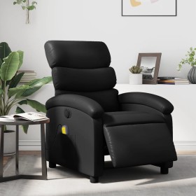 Reclining electric massage armchair in black synthetic leather by , Armchairs - Ref: Foro24-3204033, Price: 236,11 €, Discoun...