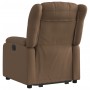 Electric reclining and lift fabric armchair in brown. by , Armchairs - Ref: Foro24-3205344, Price: 310,89 €, Discount: %