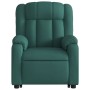 Sillón eléctrico reclinable elevable de tela verde oscuro de , Sillones - Ref: Foro24-3205346, Precio: 344,89 €, Descuento: %