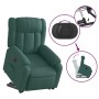 Sillón eléctrico reclinable elevable de tela verde oscuro de , Sillones - Ref: Foro24-3205346, Precio: 344,89 €, Descuento: %