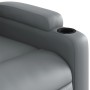 Sillón reclinable eléctrico de cuero sintético gris de , Sillones - Ref: Foro24-3204761, Precio: 263,14 €, Descuento: %