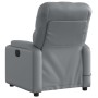 Sillón de masaje reclinable eléctrico cuero sintético gris de , Sillones - Ref: Foro24-3204768, Precio: 263,85 €, Descuento: %