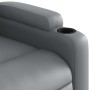 Reclining electric massage armchair in gray synthetic leather by , Armchairs - Ref: Foro24-3204768, Price: 263,18 €, Discount: %