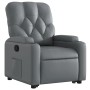 Sillón reclinable elevable cuero artificial gris de , Sillones - Ref: Foro24-3204775, Precio: 283,37 €, Descuento: %