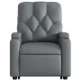 Sillón de masaje elevable eléctrico cuero sintético gris de , Sillones - Ref: Foro24-3204796, Precio: 323,92 €, Descuento: %