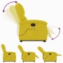 Yellow velvet electric lift massage recliner. by , Armchairs - Ref: Foro24-3204340, Price: 327,86 €, Discount: %