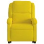 Yellow velvet electric lift massage recliner. by , Armchairs - Ref: Foro24-3204340, Price: 327,86 €, Discount: %