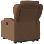 Sillón de masaje eléctrico reclinable elevable tela marrón de , Sillones - Ref: Foro24-3204522, Precio: 344,26 €, Descuento: %