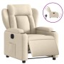 Cream fabric electric recliner chair by , Armchairs - Ref: Foro24-3204467, Price: 262,00 €, Discount: %