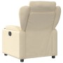 Sillón reclinable eléctrico de tela crema de , Sillones - Ref: Foro24-3204467, Precio: 262,00 €, Descuento: %