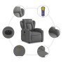 Sillón reclinable de masaje eléctrico tela gris oscuro de , Sillones - Ref: Foro24-3204471, Precio: 260,99 €, Descuento: %