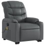 Electric lift massage chair in gray synthetic leather by , Armchairs - Ref: Foro24-3206623, Price: 323,28 €, Discount: %