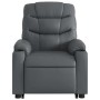 Electric lift massage chair in gray synthetic leather by , Armchairs - Ref: Foro24-3206623, Price: 323,28 €, Discount: %