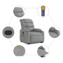 Light gray fabric reclining massage chair by , Armchairs - Ref: Foro24-3206654, Price: 296,83 €, Discount: %