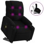 Reclining massage chair with lift in black fabric by , Armchairs - Ref: Foro24-3206656, Price: 317,20 €, Discount: %