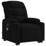 Reclining massage chair with lift in black fabric by , Armchairs - Ref: Foro24-3206656, Price: 317,20 €, Discount: %