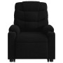 Reclining massage chair with lift in black fabric by , Armchairs - Ref: Foro24-3206656, Price: 317,20 €, Discount: %