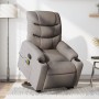 Sillón reclinable de masaje elevable tela gris taupé de , Sillones - Ref: Foro24-3206661, Precio: 379,99 €, Descuento: %