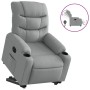 Sillón eléctrico reclinable elevable de tela gris claro de , Sillones - Ref: Foro24-3206663, Precio: 314,19 €, Descuento: %