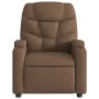 Sillón reclinable eléctrico de tela marrón de , Sillones - Ref: Foro24-3204576, Precio: 256,37 €, Descuento: %