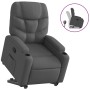 Sillón reclinable elevable de tela gris oscuro de , Sillones - Ref: Foro24-3204597, Precio: 281,41 €, Descuento: %