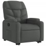 Sillón reclinable elevable de tela gris oscuro de , Sillones - Ref: Foro24-3204597, Precio: 281,41 €, Descuento: %