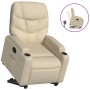 Sillón reclinable elevable de tela color crema de , Sillones - Ref: Foro24-3204605, Precio: 286,43 €, Descuento: %