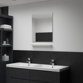 Wall mirror with tempered glass shelf 50x60 cm by vidaXL, Mirrors - Ref: Foro24-249441, Price: 36,99 €, Discount: %