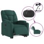 Sillón eléctrico reclinable elevable de tela verde oscuro de , Sillones - Ref: Foro24-3204626, Precio: 316,77 €, Descuento: %