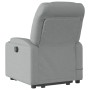 Light gray fabric electric reclining and lifting massage chair by , Armchairs - Ref: Foro24-3204632, Price: 343,92 €, Discoun...